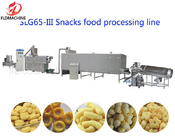 Loading Container 20 or 40 Container Rice Puff Machine Extruder Corn Stick Puffed Food Line