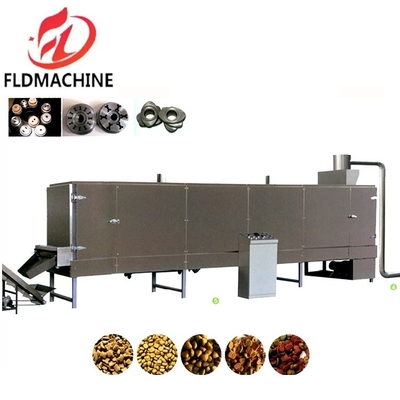 Multi Layer Continuous Pet Fish Food Pellet Drying Machine